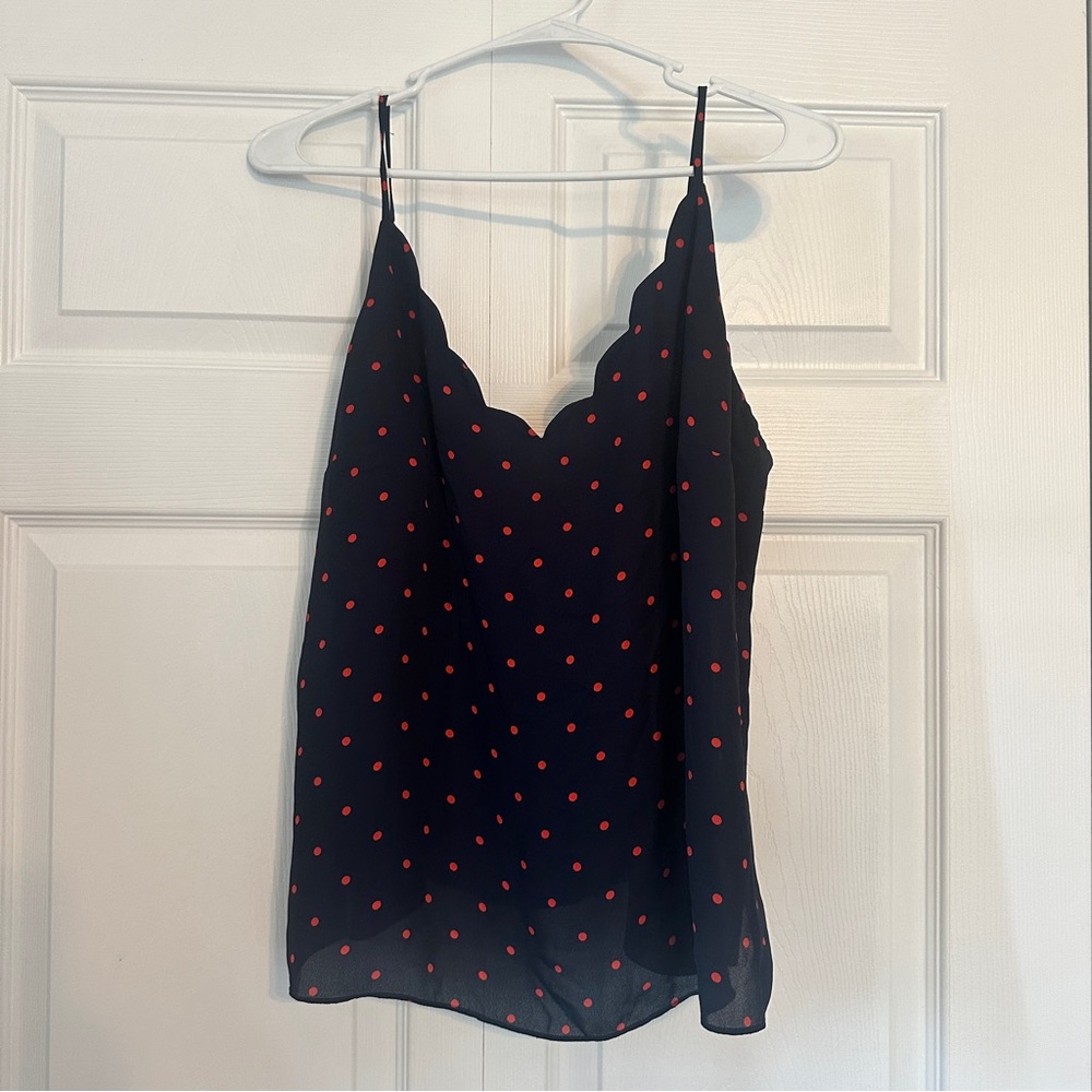 CeCe Blue Fitted Camisole Top